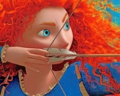 Princess Merida Paint by numbers