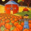 Pumpkins Field Paint by numbers