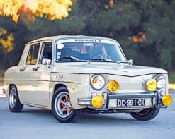 Renault 8 paint by numbers