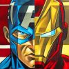 Marvel Superheroes paint by numbers