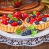 Tartlets With Berries Paint by numbers