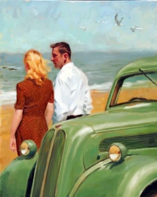 Vintage Couple paint by numbers