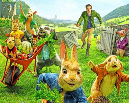 Peter Rabbit Movie Paint by numbers