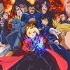 Fullmetal Alchemist Anime paint by numbers