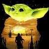 Mandalorian Baby Yoda Art Paint by numbers