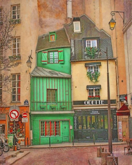 The Old Paris Paint by numbers