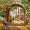 Tuscan Italy paint by numbers