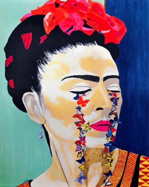 Frida-Kahlo-Butterflies-paint-by-numbers