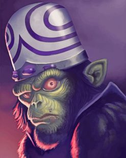 Mojo-Jojo-paint-by-numbers