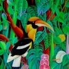 Tropical-hornbill-paint-by-numbers