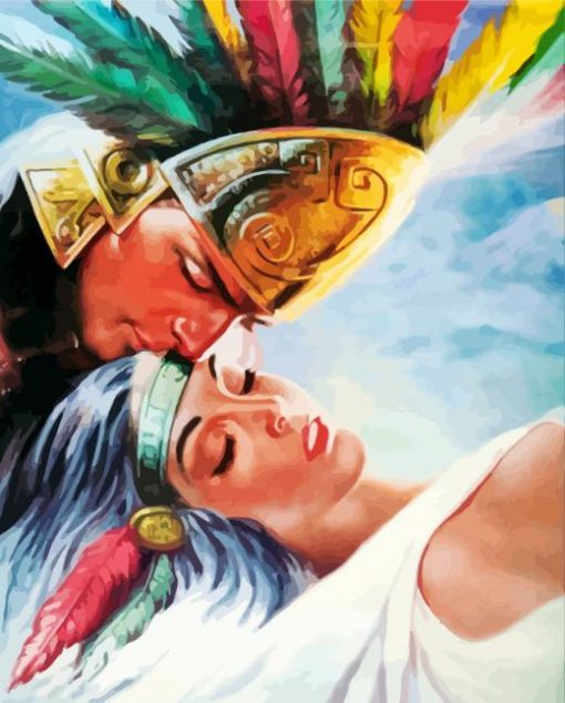 aztec-couple-paint-by-number