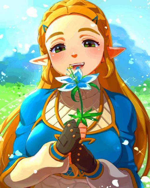 breath-of-the-wild-zelda-paint-by-number