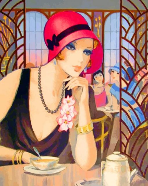 classy-woman-drinking-coffee-paint-by-numbers