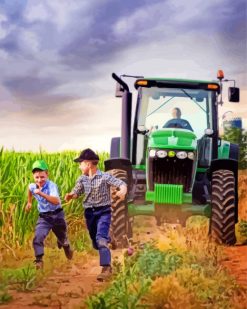 kids-and-tractor-paint-by-numbers