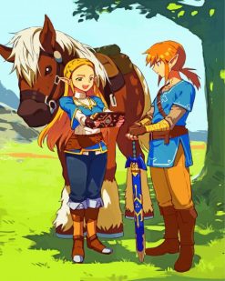 link-and-princess-zelda-paint-by-numbers