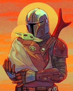 mandalorian-and-baby-yoda-paint-by-numbers