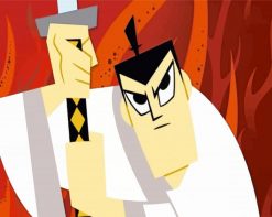 samurai-jack-cartoon-paint-by-numbers