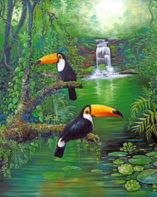 tucan-birds-paint-by-numbers