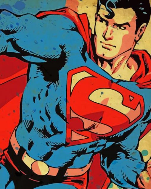 aesthetic-superman-hero-paint-by-numbers