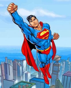 superman-paint-by-numbers