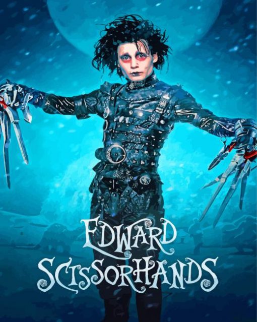 Edward Scissorhands paint by numbers