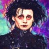 Sad Edward Scissorhands paint by numbers