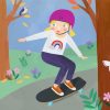 skateboarder-girl-paint-by-numbers