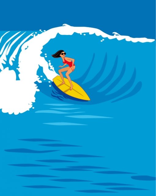 woman-surfing-paint-by-numbers