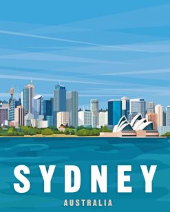 Australia Sydney City paint by numbers