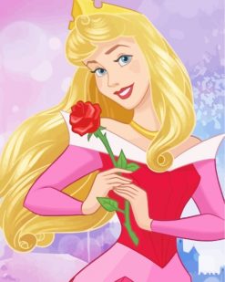 Disney Princess Aurora paint by numbers