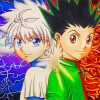 Gon Freecss And Killua paint by numbers