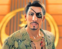 Goro Majima Sega Yazuka paint by numbers