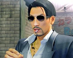 Goro Majima Smoking paint by numbers