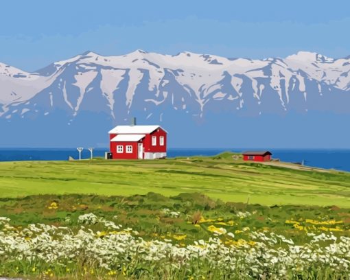 Iceland Nature Paint by numbers