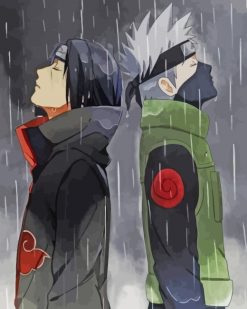 Itachi And Kakashi Hatake paint by numbers