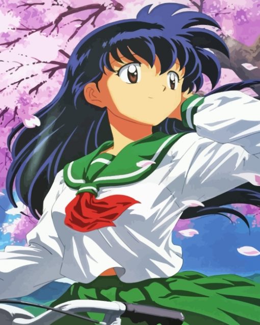 Kagome Higurashi paint by numbers