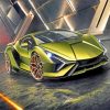 Aesthetic Lamborghini Car paint by numbers