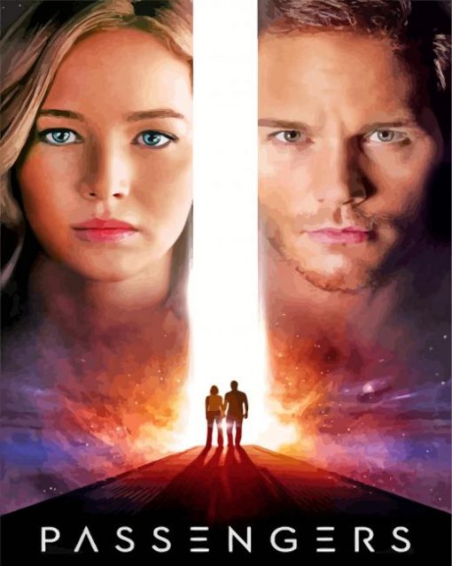 Passengers Poster paint by numbers