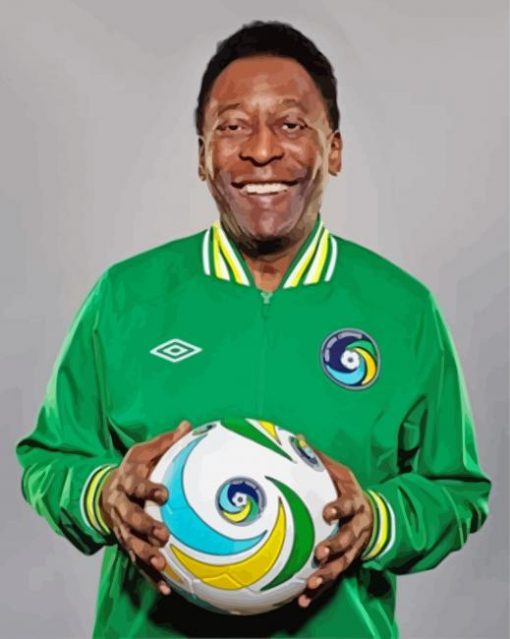 Pele Edson Arantes Do Nascimento paint by numbers