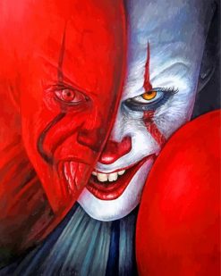 Pennywise paint by numbers