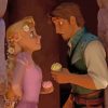 Rapunzel And Flynn Rider paint by numbers