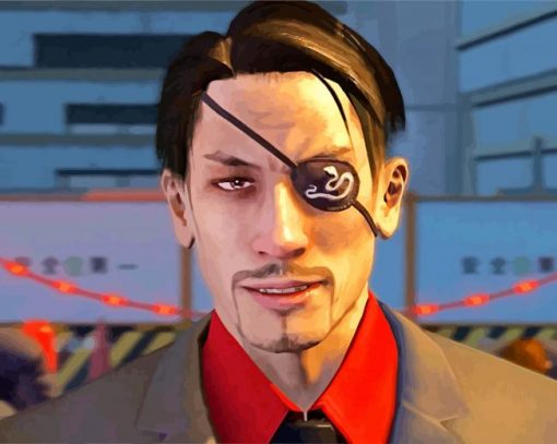 Goro Majima Sega Yakuza paint by numbers