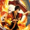 Zuko And Aang Avatar paint by numbers