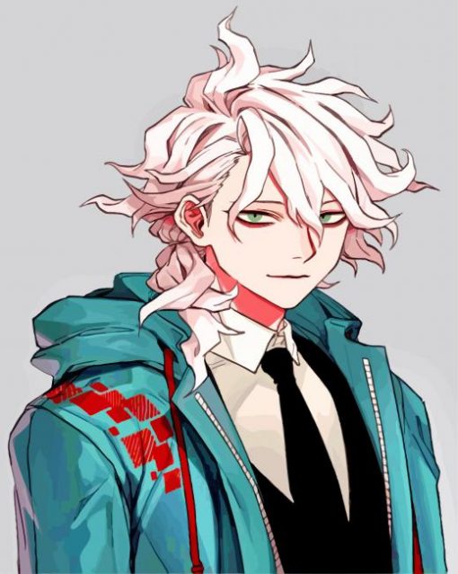 Aesthetic Nagito Komaeda paint by numbers