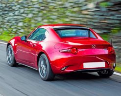 Cool Red Mx5 Car paint by numbers