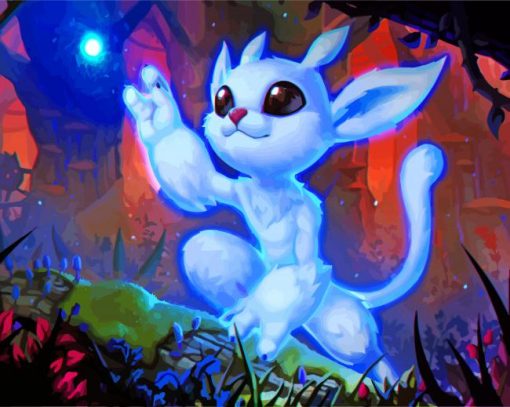 Cute Ori paint by numbers