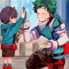 Deku And Jirou paint by numbers