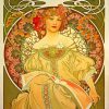 Gorgeous Mucha Artwork paint by numbers