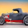 Hot Rod Car paint by numbers