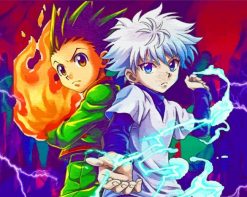 Hunter x Hunter Gon And Killua paint by numbers